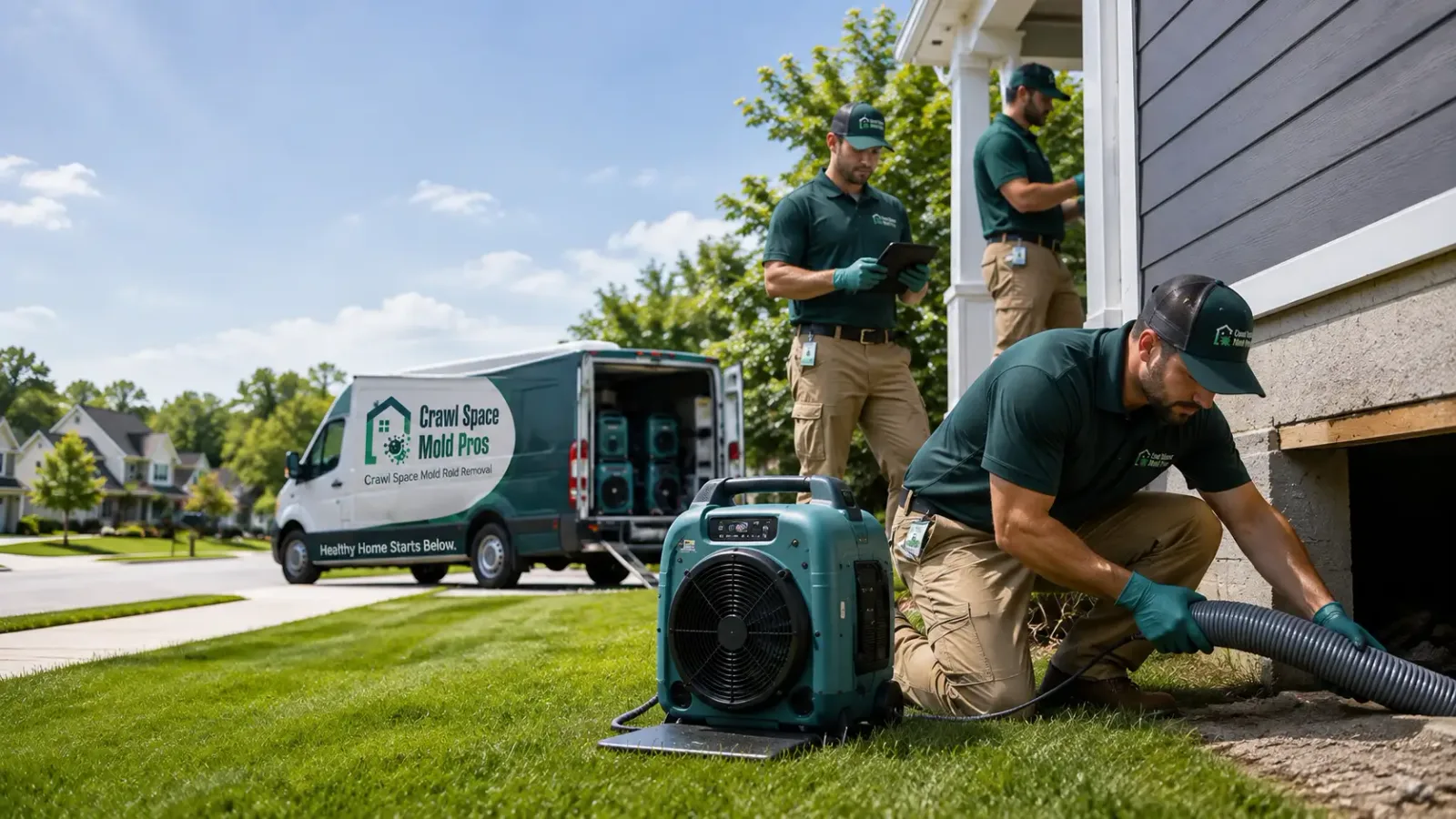 Crawl Space Mold Removal in Gillett, WI